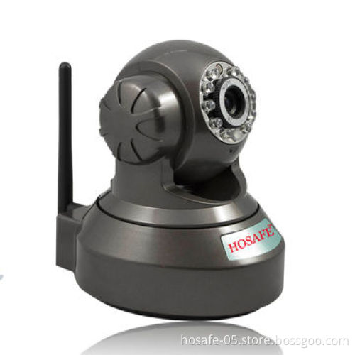 Day Night IR Cut Pan and Tilt Wi-Fi IP Camera for Baby Monitor, P/T P2P iPhone App MJPEG